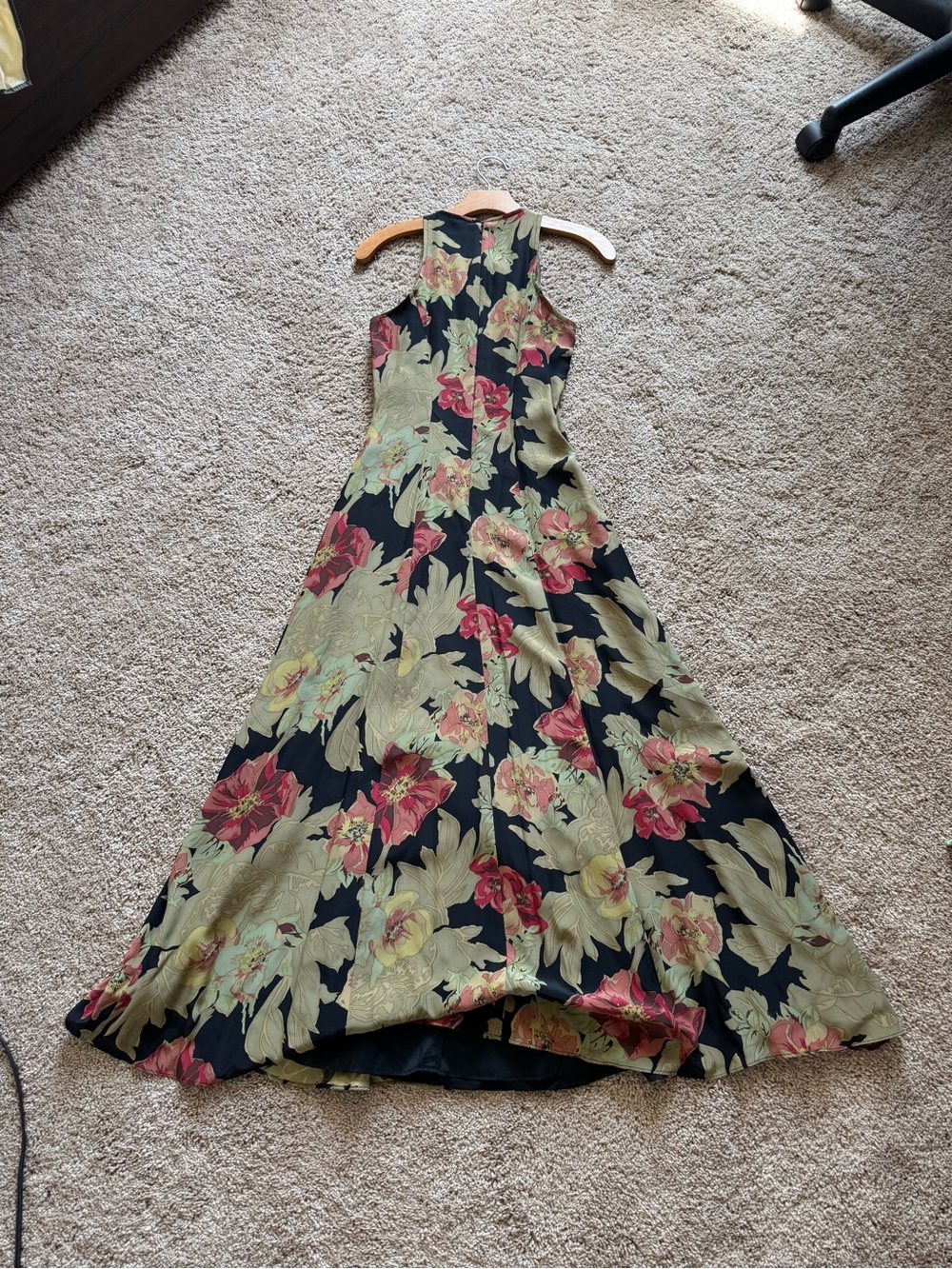 Banana Republic VINTAGE (1998) Silk A-Line dress - Picture 3 of 5